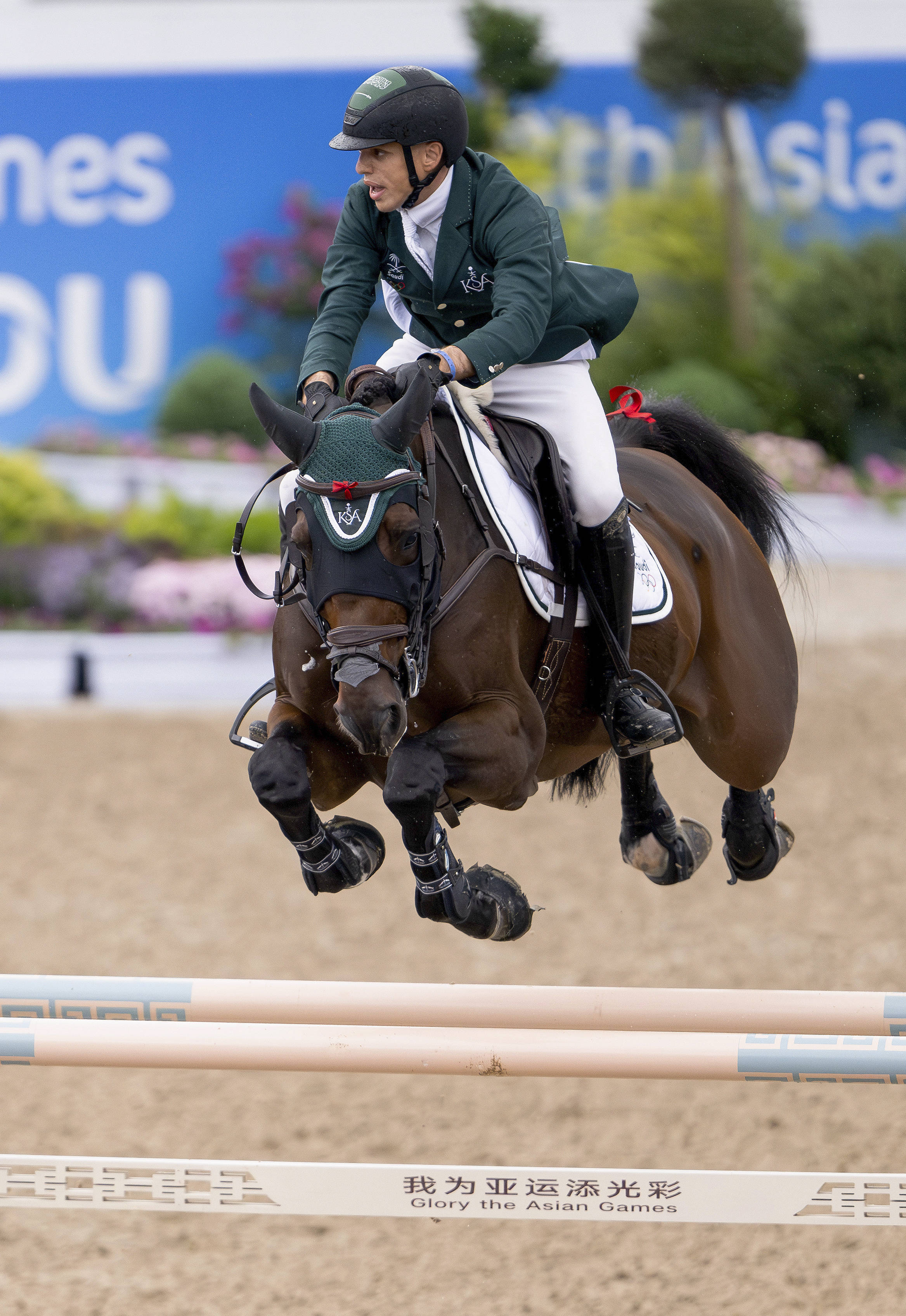 惊心动魄!马术比赛场上骑士与马的默契合作 惊心动魄!马术比赛场上骑士与马的默契合作
